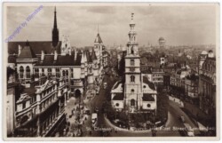 London, St. Clement Danes Church and Fleet Street