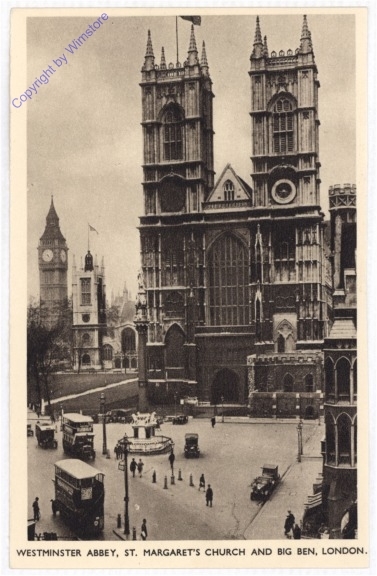 London, Westminster Abbey, St. Margaret's Church and Big Ben