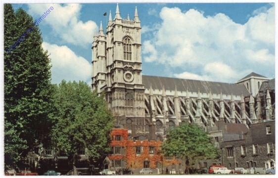 London, Westminster Abbey from Dean's Yard