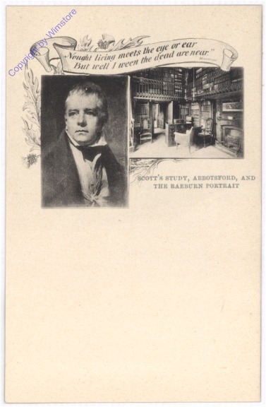 Abbotsford, Scott's study and the Raeburn Portrait
