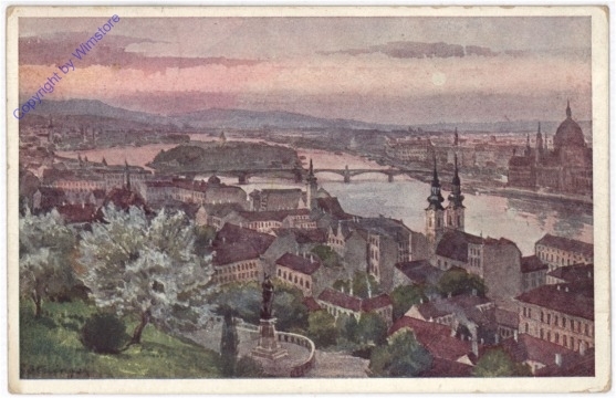 Budapest, Blick auf die Margarethen Insel