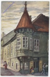 Budapest, Eckhaus in der Hauptgasse