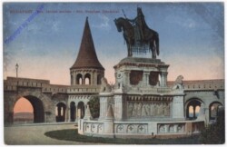 ak194331 Budapest, St Stephans Denkmal