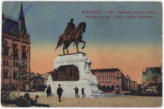 Budapest, Monument des Grafen Julius Andrassy