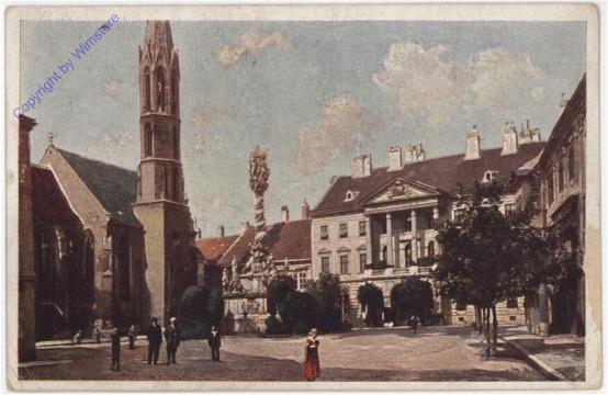 ak194409 Sopron, Franz-Josefs-Platz und Komitatshaus
