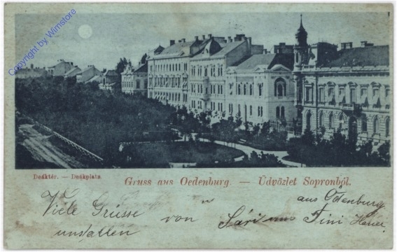 ak194441 Sopron, Gruss aus Oedenburg