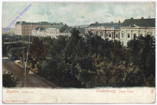 ak194444 Sopron, Deak-Platz