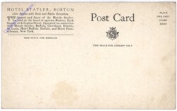 Massachusetts: Boston, Hotel Statler