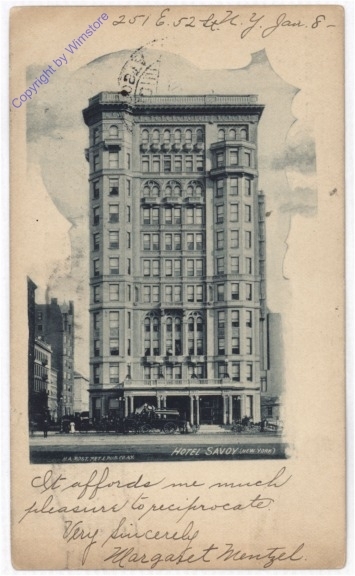 New York: New York City, Hotel Savoy