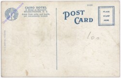 ak194545a Washington, D.C.: Cairo Hotel