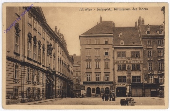 Wien 1, Judenplatz, Ministerium des Inneren