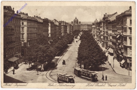 Wien 1, Kärntner-Ring, Hotel Imperial, Hotel Bristol, Grand Hotel