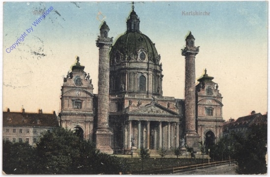 ak194640 Wien 4, Karlskirche