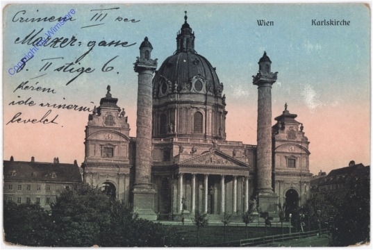 ak194641 Wien 4, Karlskirche