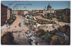 Wien 4, Karlsplatz mit Karlskirche