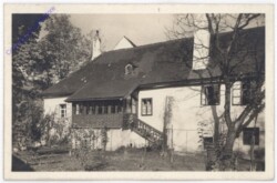 Wien 14, Beethovenhaus, Gartenseite, Sommer 1802