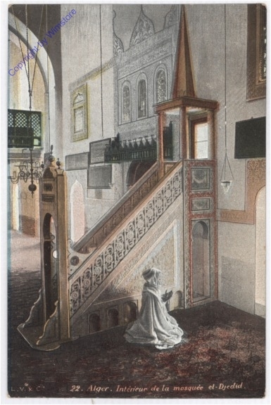 Alger, Interieur d ela mosquee el-Djedid