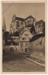 Auxerre, Abbaye Staint-Germain et Vieille Maison Place Courbet
