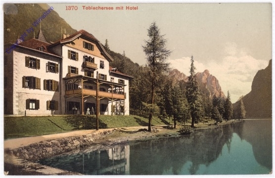 Toblachersee mit Hotel
