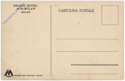 ak194719a Milano (Mailand), Grand Hotel