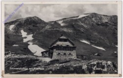 Schneeberg, Schneealpenhaus mit Windbereg