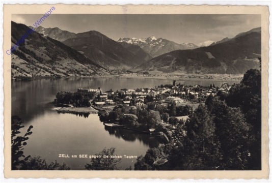 Zell am See, gegen die Hohe Tauern