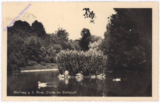 Marburg an der Drau, Partie im Stadtpark