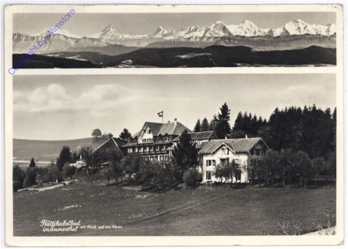 ak194844 Rüttihubelbad, mit Blick auf die Alpen