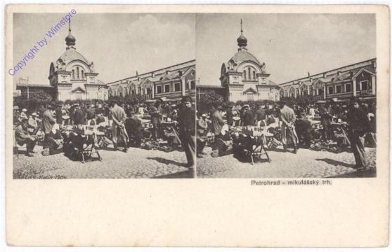Petrohrad, mikulassky trh.
