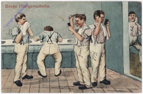 Große Morgenwäsche