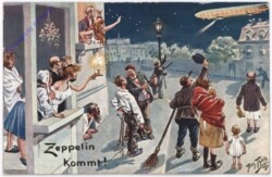 ak194960 Zeppelin kommt!