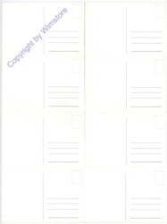 Ansichtskartenbogen mit Flugzeugen, Paris