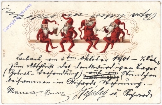 Zwergerl stoßen an