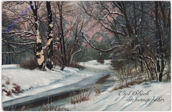 Verschneiter Weg