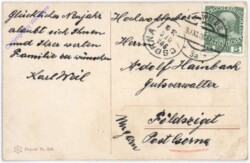 Musikant spielt für zwei Damen