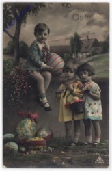 Kinder mit Ostereier