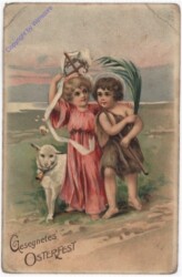 Kinder mit Lamm