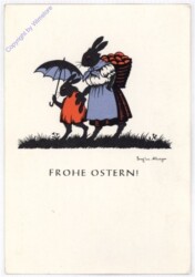 ak195157 Hasenmutter mit Kind