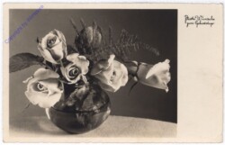 Vase mit Rosen, Geburtstag