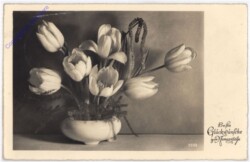 ak195204 Schale mit Tulpen, Namenstag