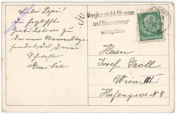 Mädchen mit Blumenstrauß, Namenstag