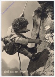 Mecki 0076: Gruß aus den Bergen