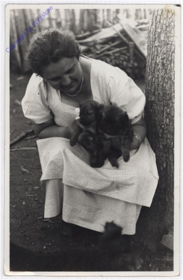 Dame mit Welpen