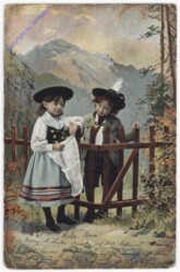 Kinder am Zaun