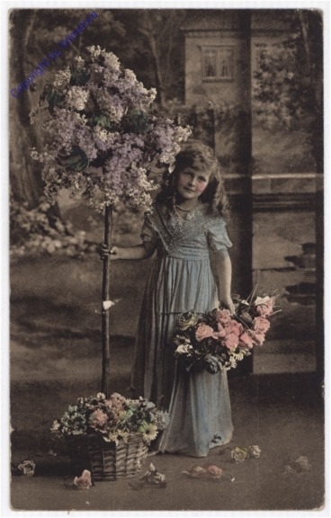 Mädchen mit Blumen