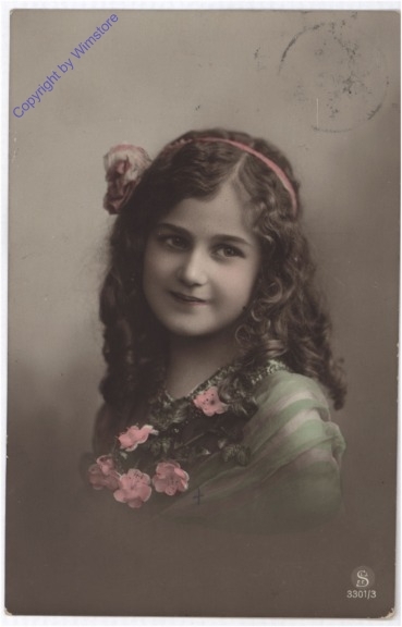 Mädchen mit Blumen