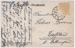 Mädchen mit roter Blume