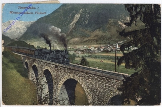 Tauernbahn, Weitmoserschloss-Viadukt