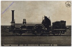 Dwarf engine used by engineering department in 1862