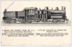 ak195742 Lokomotive der Kansas City Southern Bahn